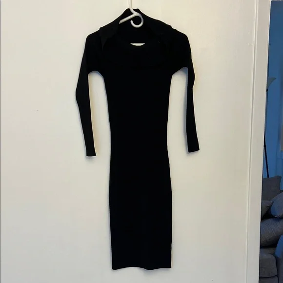 Michael Kors Black Long Sleeve Dress